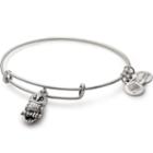 Alex And Ani Ode To The Owl Charm Bangle Roger Williams Park Zoo, Rafaelian Silver Finish