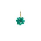 Alex And Ani Emerald Four Leaf Clover Necklace Charm, 14kt Gold Plated