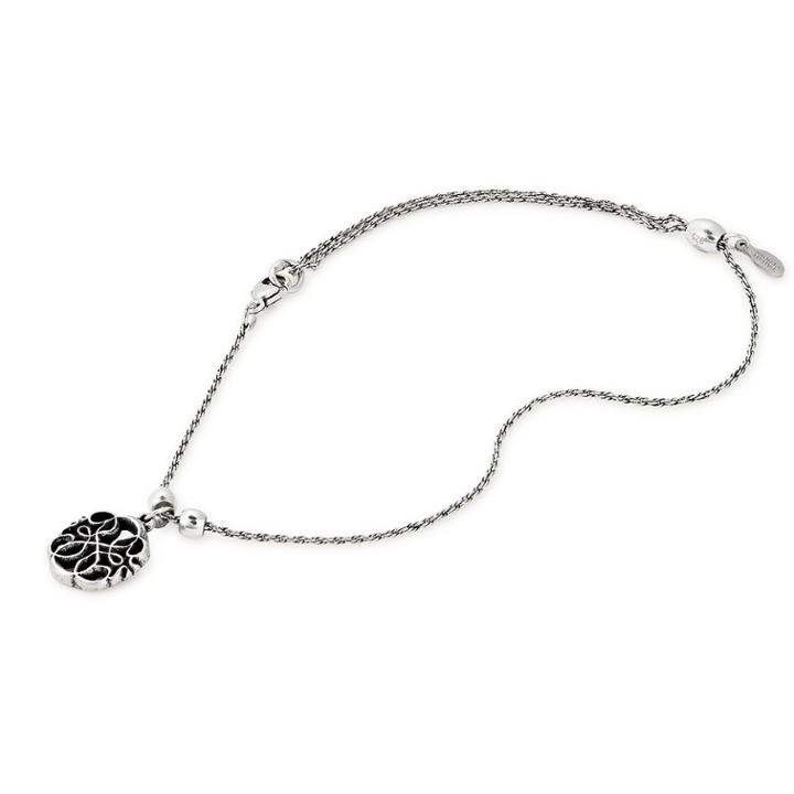 Alex And Ani Path Of Life Anklet, Rafaelian Silver Finish