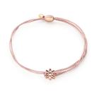 Alex And Ani Kindred Cord Daisy, 14kt Rose Gold Plated