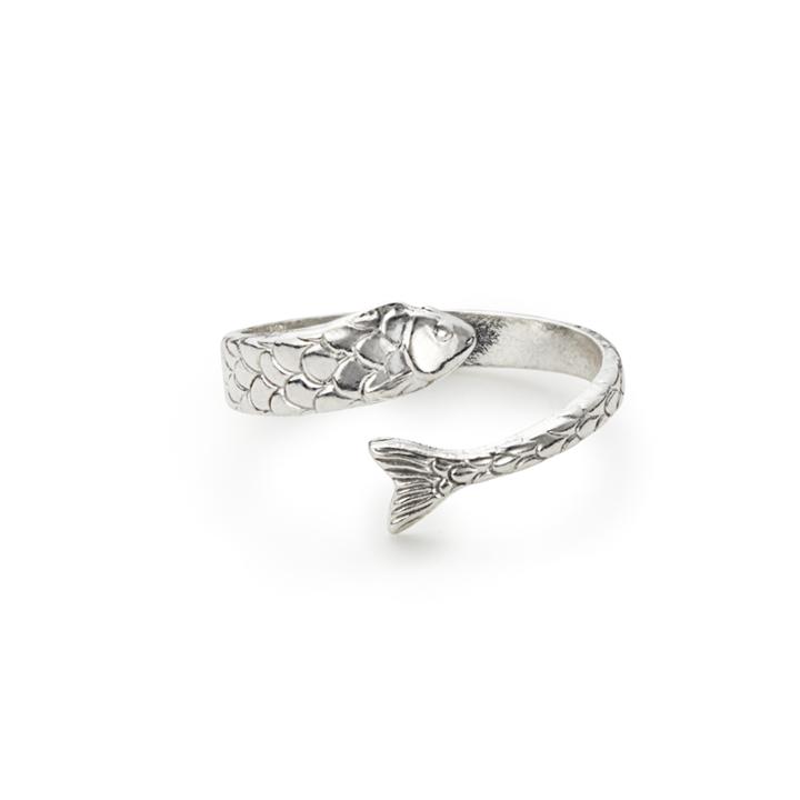 Alex And Ani Fish Ring Wrap, Sterling Silver