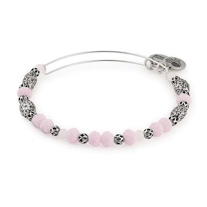 Alex And Ani Iris Valley Beaded Bangle, Rafaelian Silver Finish