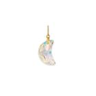 Alex And Ani Icicle Moon Necklace Charm With Swarovski® Crystal, 14kt Gold Plated