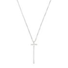 Alex And Ani Cross Adjustable Necklace, Sterling Silver