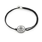 Alex And Ani Seek Knowledge Pull Cord Bracelet, Sterling Silver
