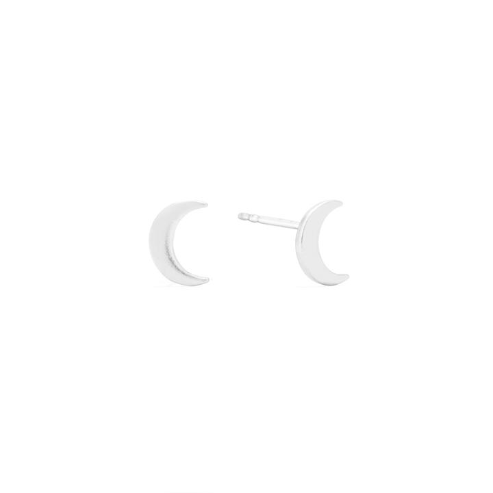 Alex And Ani Moon Post Earrings, Sterling Silver