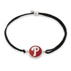 Alex And Ani Philadelphia Phillies™ Pull Cord Bracelet, Sterling Silver