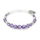 Alex And Ani Royal Beaded Bangle With Swarovski® Crystals, Shiny Silver Finish