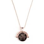 Alex And Ani Disney  Most Beautiful Dream Spinner Expandable Necklace, Shiny Rose Gold Finish