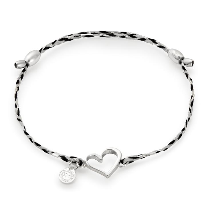 Alex And Ani Heart Precious Threads Bracelet, Sterling Silver