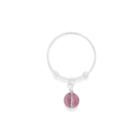 Alex And Ani Orchid Expandable Wire Ring With Swarovski  Crystals, Sterling Silver