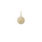 Alex And Ani Initial P Necklace Charm, 14kt Gold Plated