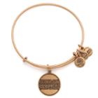 Alex And Ani Cleveland Browns Logo Charm Bangle, Rafaelian Gold Finish