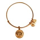 Alex And Ani Arizona Diamondbacks  Primary Logo Charm Bangle, Rafaelian Gold Finish