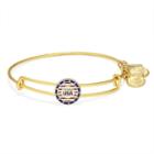 Alex And Ani Team Usa Slider Charm Bangle, Shiny Gold Finish