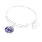 Alex And Ani Gift With Purchase | Peace & Love Art Infusion Charm Bangle, Shiny Silver Finish