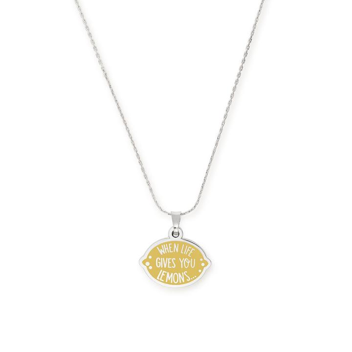 Alex And Ani When Life Gives You Lemons Expandable Necklace Alex's Lemonade Stand Foundation, Shiny Silver Finish