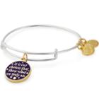 Alex And Ani Harry Potter  It's Our Choices Two Tone Charm Bangle, Shiny Silver Finish