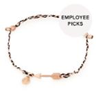 Alex And Ani Arrow Precious Threads Bracelet, 14kt Rose Gold Plated Sterling Silver