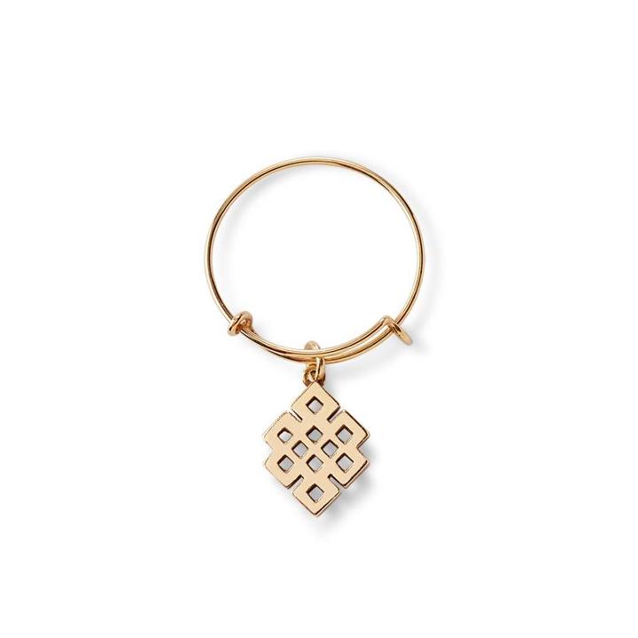 Alex And Ani Endless Knot Expandable Wire Ring