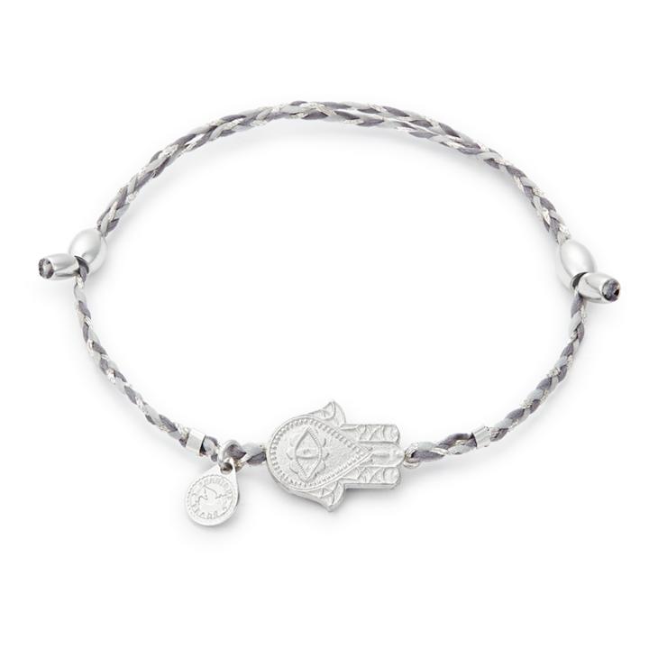 Alex And Ani Hand Of Fatima Precious Threads Bracelet, Sterling Silver