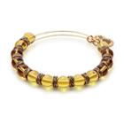 Alex And Ani Glory Independence Beaded Bangle, Rafaelian Gold Finish