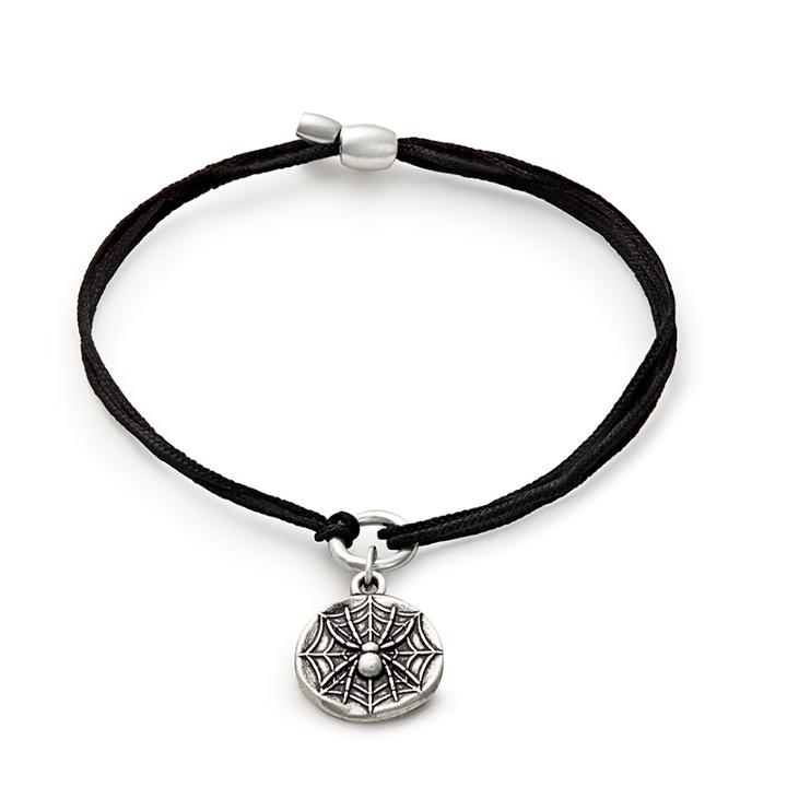 Alex And Ani Spider Web Pull Cord Bracelet