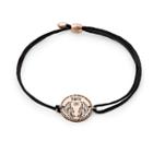 Alex And Ani Heaven Sent Pull Cord Bracelet, 14kt Rose Gold Plated