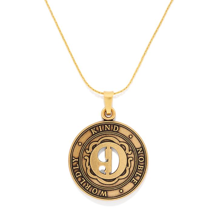Alex And Ani Number 9 Expandable Necklace, Rafaelian Gold Finish