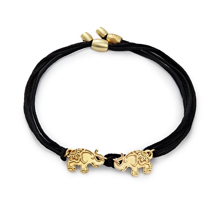 Alex And Ani Elephants Pull Cord Bracelets Set Of 2