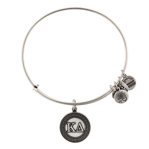 Alex And Ani Kappa Delta Charm Bangle, Rafaelian Silver Finish