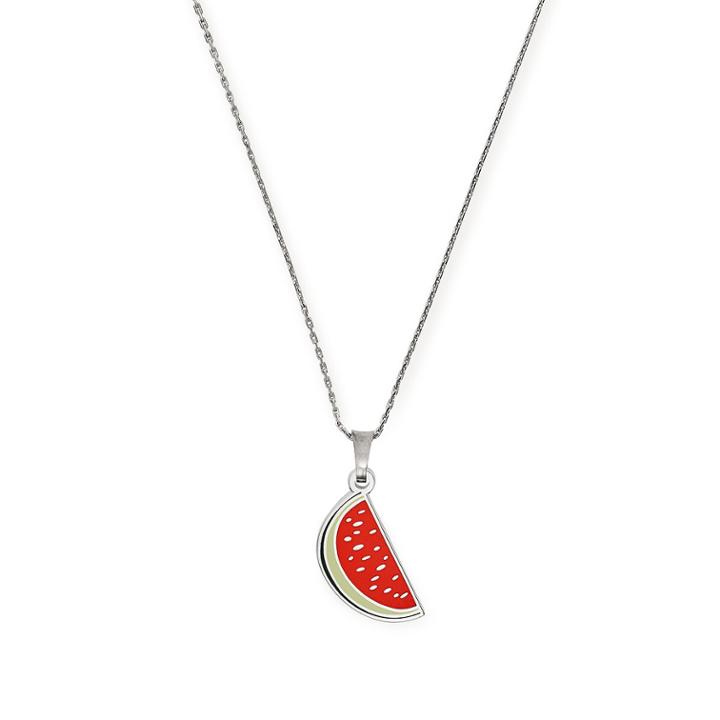 Alex And Ani One In A Melon Color Infusion Expandable Necklace, Shiny Silver Finish