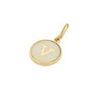Alex And Ani Initial V Two Tone Charm