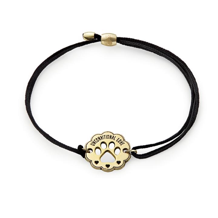 Alex And Ani Unconditional Love Pull Cord Bracelet, 14kt Gold Plated Sterling Silver
