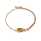 Alex And Ani Wing Pull Chain Bracelet, 14kt Gold Plated Sterling Silver