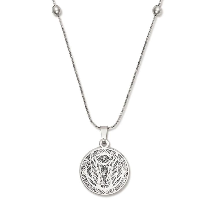 Alex And Ani Godspeed Color Infusion Expandable Necklace, Shiny Silver Finish