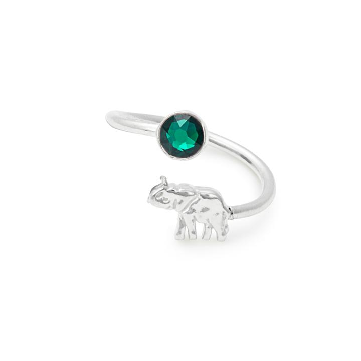 Alex And Ani Elephant Ring Wrap, Sterling Silver