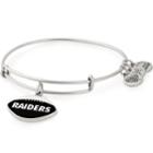 Alex And Ani Oakland Raiders Football Color Infusion Charm Bangle, Rafaelian Silver Finish