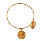 Alex And Ani Sister Charm Bangle, Rafaelian Gold Finish