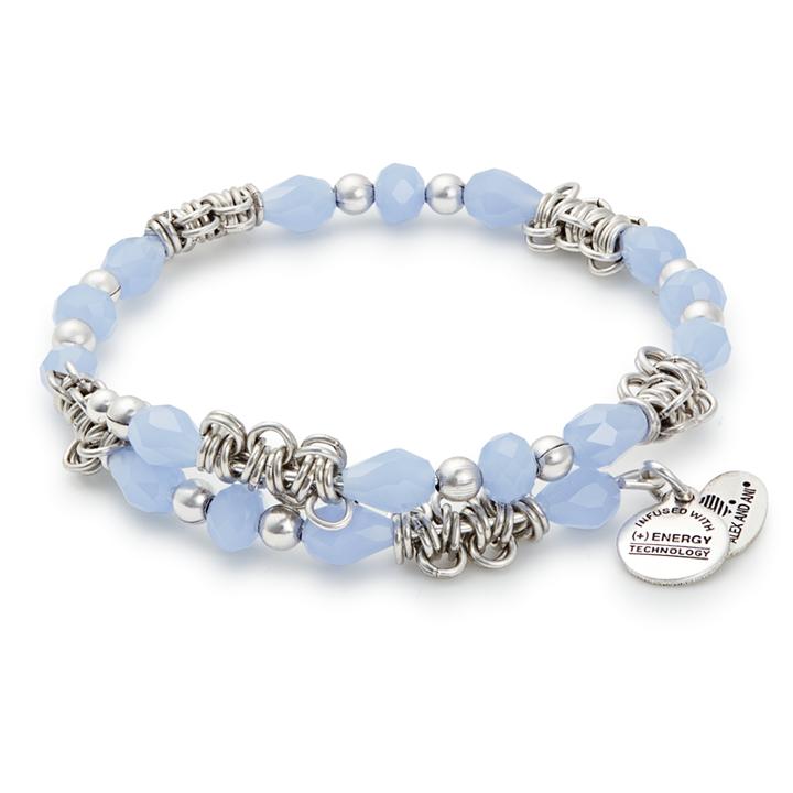 Alex And Ani Sky Fate Wrap, Rafaelian Silver Finish