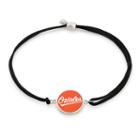 Alex And Ani Baltimore Orioles™ Pull Cord Bracelet, Sterling Silver