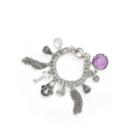 Alex And Ani Purple Muse Chain Bracelet, Rafaelian Silver Finish