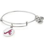 Alex And Ani Atlanta Braves Color Infusion Charm Bangle, Rafaelian Silver Finish