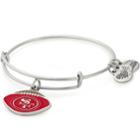 Alex And Ani San Francisco 49ers Football Color Infusion Charm Bangle, Rafaelian Silver Finish