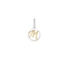 Alex And Ani Initial M Two Tone Necklace Charm