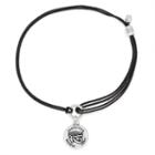 Alex And Ani Eye Of Horus Pull Cord Bracelet, Rafaelian Silver Finish