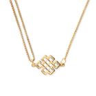 Alex And Ani Endless Knot Pull Chain Necklace, 14kt Gold Plated Sterling Silver
