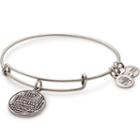 Alex And Ani Positive Is How I Live Charm Bangle, Rafaelian Silver Finish