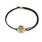 Alex And Ani Shine Bright Pull Cord Bracelet, 14kt Gold Plated