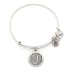 Alex And Ani Initial T Charm Bangle